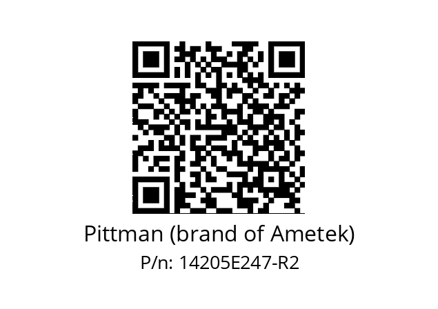   Pittman (brand of Ametek) 14205E247-R2