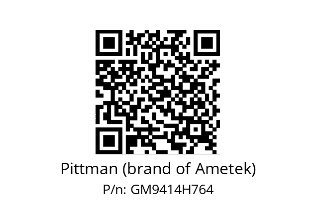   Pittman (brand of Ametek) GM9414H764