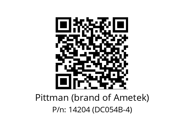   Pittman (brand of Ametek) 14204 (DC054B-4)