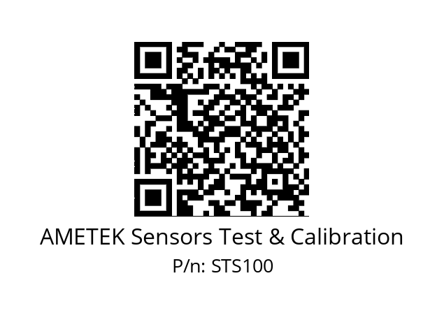   AMETEK Sensors Test & Calibration ЅТЅ100