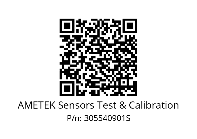   AMETEK Sensors Test & Calibration 305540901S