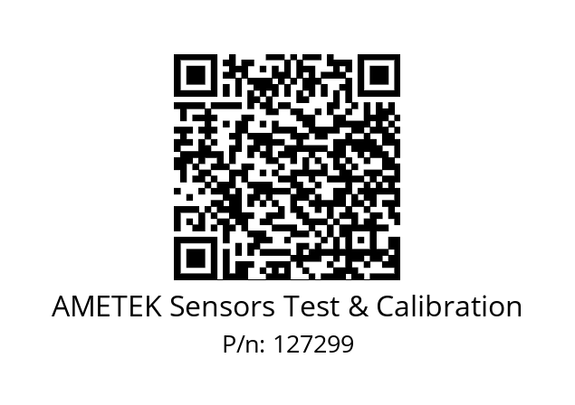   AMETEK Sensors Test & Calibration 127299