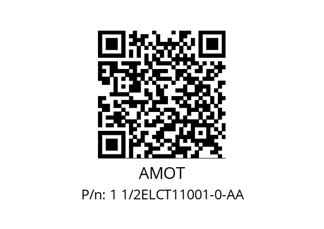   AMOT 1 1/2ELCT11001-0-AA