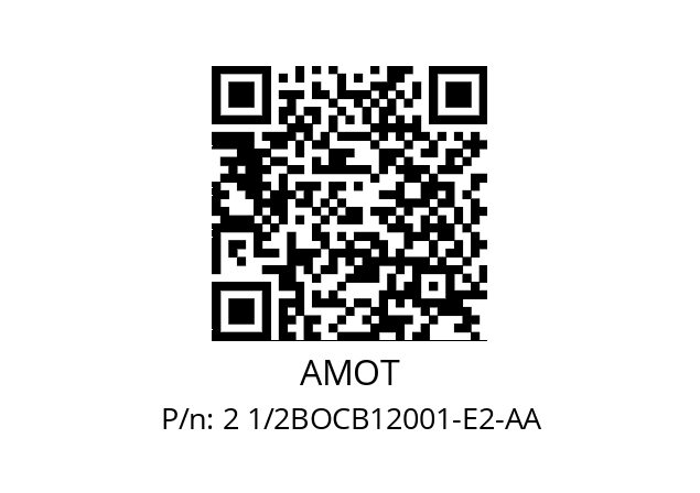   AMOT 2 1/2BOCB12001-E2-AA