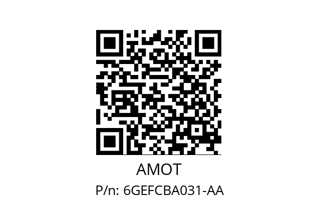   AMOT 6GEFCBA031-AA