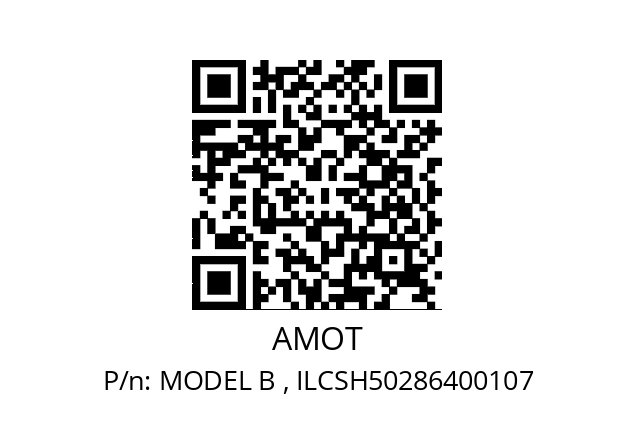   AMOT MODEL B , ILCSH50286400107