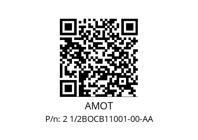   AMOT 2 1/2BOCB11001-00-AA