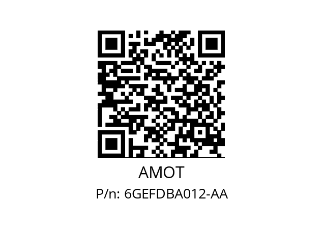   AMOT 6GEFDBA012-AA