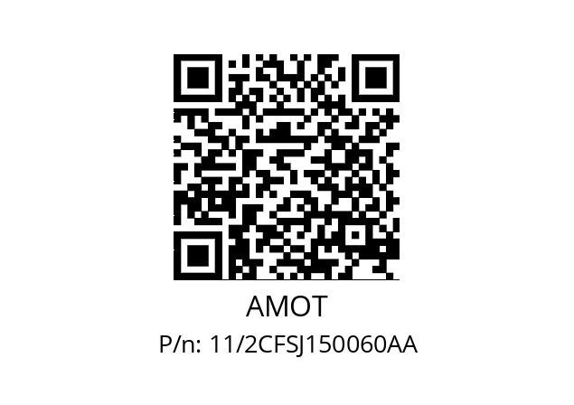   AMOT 11/2CFSJ150060AA