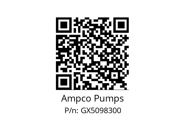   Ampco Pumps GX5098300