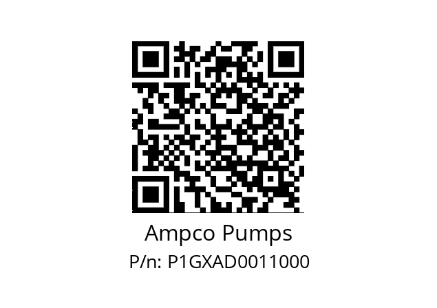   Ampco Pumps P1GXAD0011000