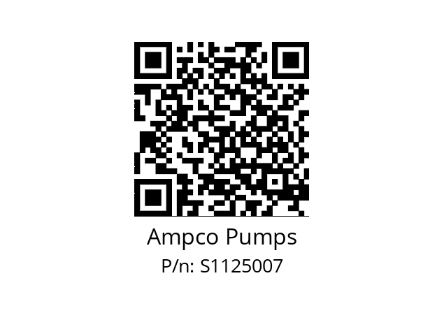   Ampco Pumps S1125007