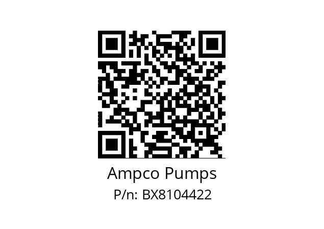   Ampco Pumps BX8104422