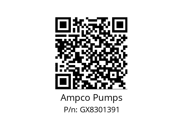   Ampco Pumps GX8301391