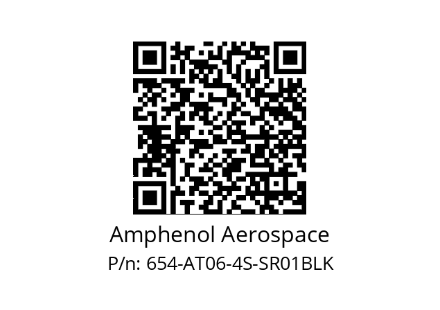   Amphenol Aerospace 654-AT06-4S-SR01BLK