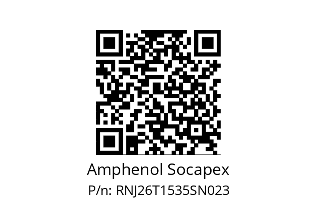   Amphenol Socapex RNJ26T1535SN023