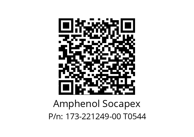   Amphenol Socapex 173-221249-00 T0544