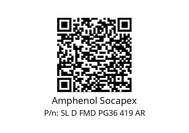   Amphenol Socapex SL D FMD PG36 419 AR