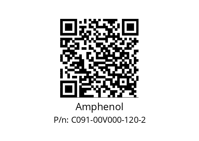   Amphenol C091-00V000-120-2