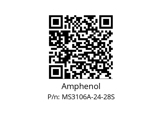   Amphenol MS3106A-24-28S