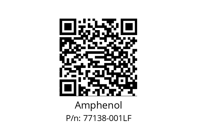   Amphenol 77138-001LF