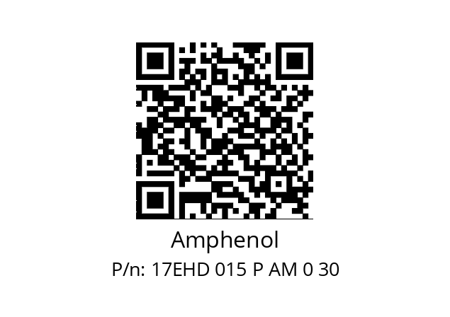   Amphenol 17EHD 015 P AM 0 30