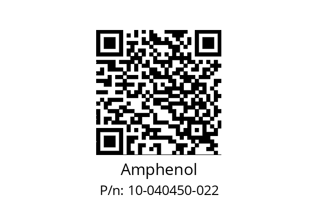   Amphenol 10-040450-022