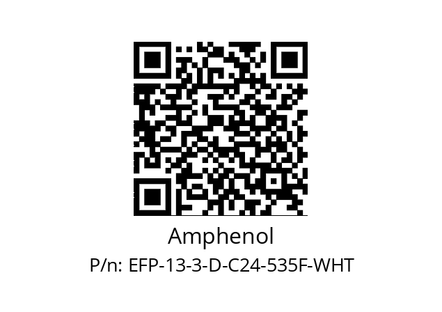   Amphenol EFP-13-3-D-C24-535F-WHT