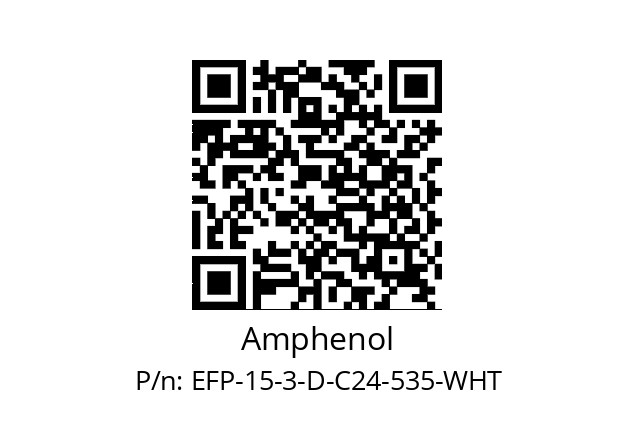   Amphenol EFP-15-3-D-C24-535-WHT