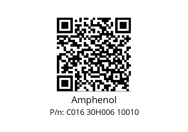   Amphenol C016 30H006 10010