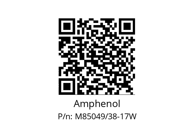   Amphenol M85049/38-17W