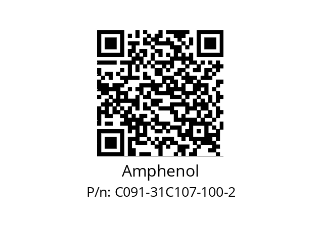   Amphenol C091-31C107-100-2