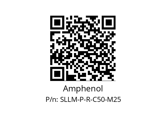   Amphenol SLLM-P-R-C50-M25