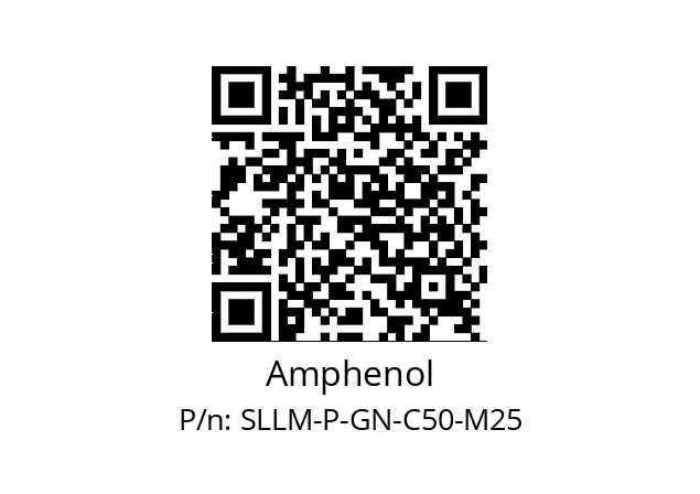   Amphenol SLLM-P-GN-C50-M25