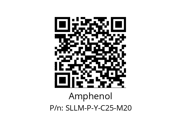   Amphenol SLLM-P-Y-C25-M20