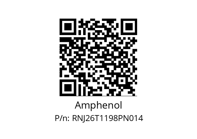   Amphenol RNJ26T1198PN014