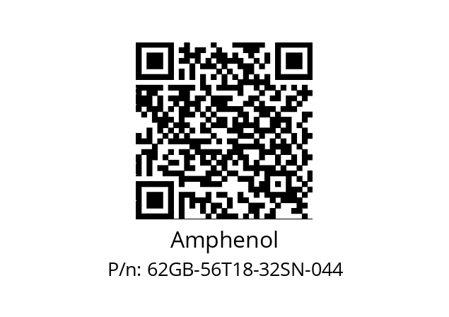   Amphenol 62GB-56T18-32SN-044