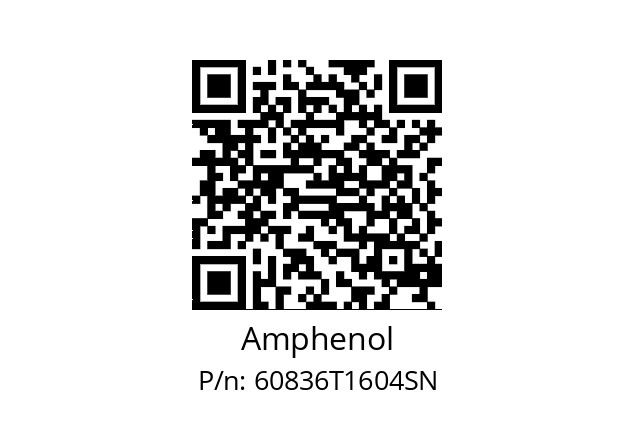   Amphenol 60836T1604SN