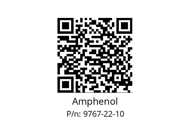   Amphenol 9767-22-10