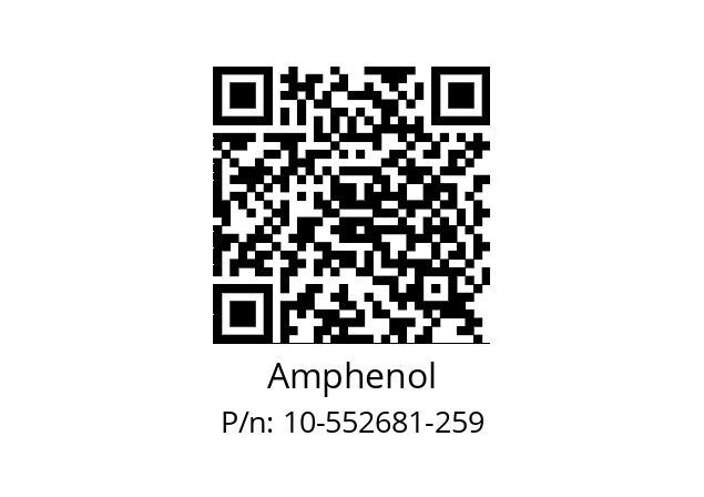   Amphenol 10-552681-259