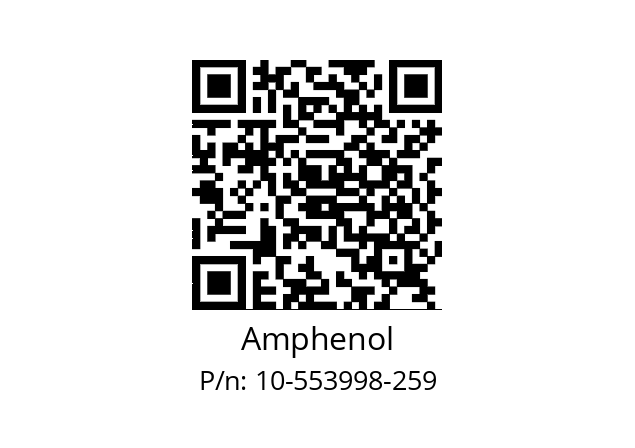   Amphenol 10-553998-259