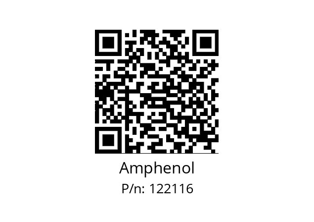   Amphenol 122116