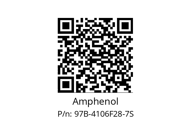   Amphenol 97B-4106F28-7S