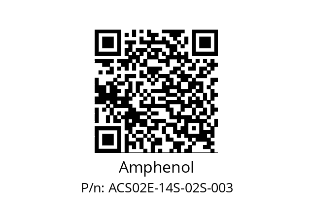   Amphenol ACS02E-14S-02S-003