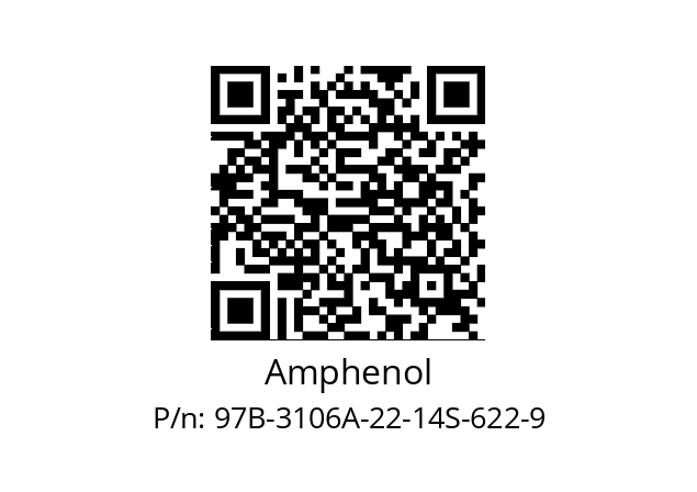   Amphenol 97B-3106A-22-14S-622-9