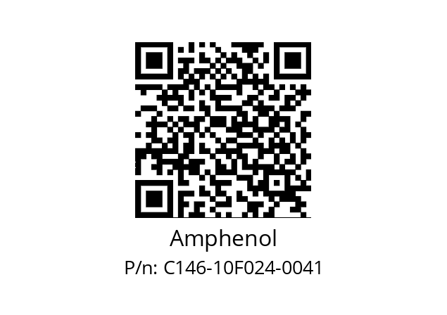   Amphenol C146-10F024-0041