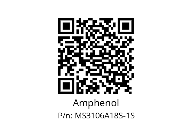   Amphenol MS3106A18S-1S