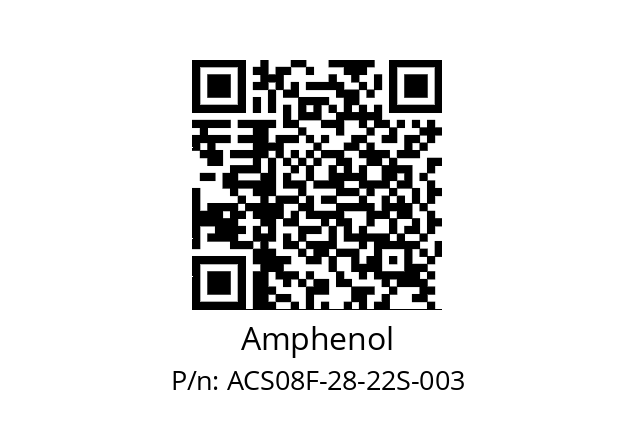   Amphenol ACS08F-28-22S-003