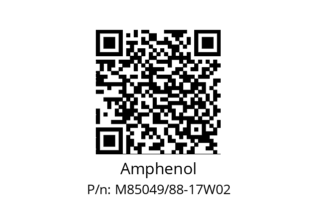   Amphenol M85049/88-17W02