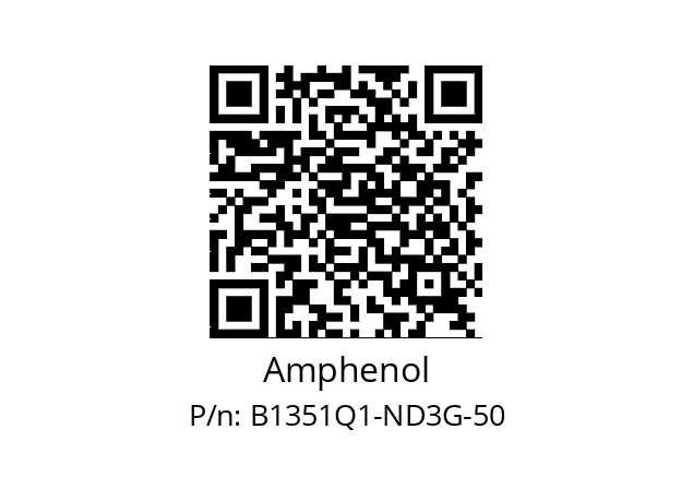   Amphenol B1351Q1-ND3G-50